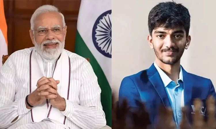 கார்ல்சனை வீழ்த்திய குகேஷுக்கு பிரதமர் மோடி வாழ்த்து