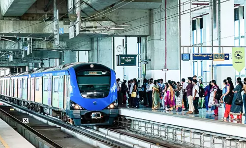 சென்னை மெட்ரோ ரெயிலில் கடந்த மாதம் 89.09 லட்சம் பேர் பயணம்