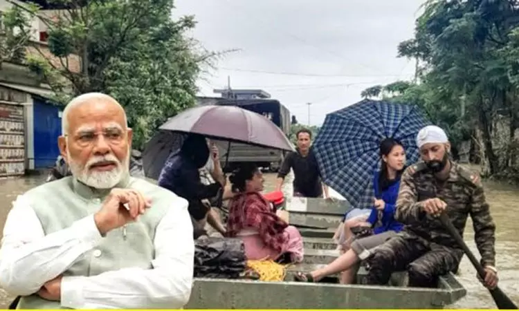 கனமழை பாதிப்பு - கேட்டறிந்த பிரதமர் கனமழை பாதிப்பு - கேட்டறிந்த பிரதமர்