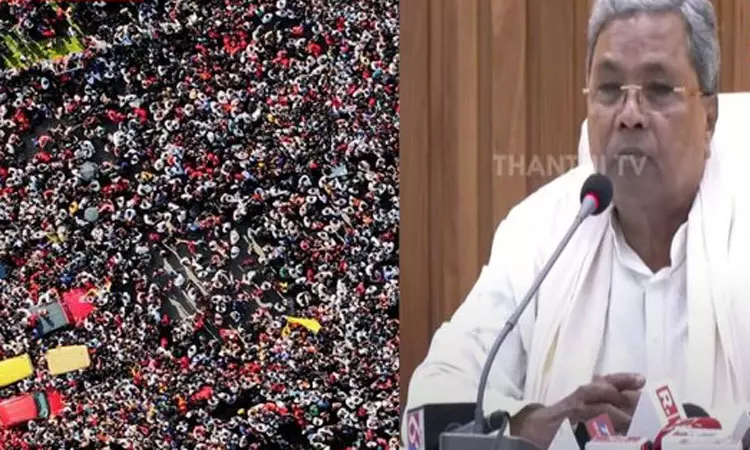 பெங்களூரு சம்பவம் - ரூ.10 லட்சம் நிவாரணம்; சித்தராமையா அறிவிப்பு பெங்களூரு சம்பவம் - ரூ.10 லட்சம் நிவாரணம்; சித்தராமையா அறிவிப்பு