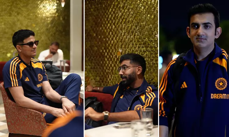 டெஸ்ட் தொடர்: இங்கிலாந்து புறப்பட்ட இந்திய கிரிக்கெட் அணி