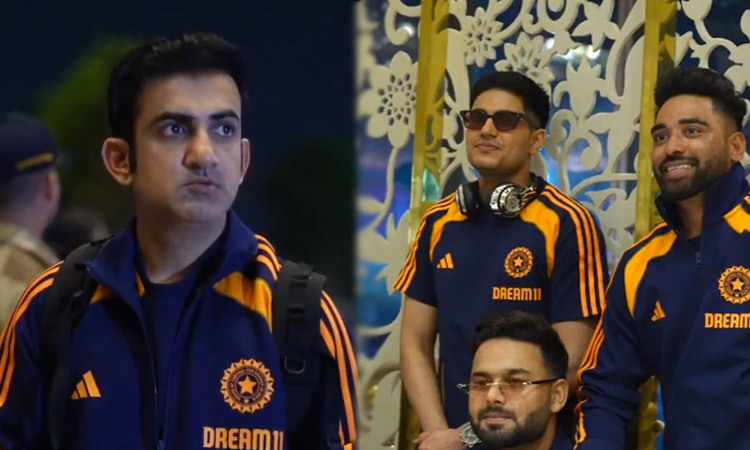 இங்கிலாந்து சென்ற இந்திய டெஸ்ட் அணி - வீடியோ பகிர்ந்த பி.சி.சி.ஐ