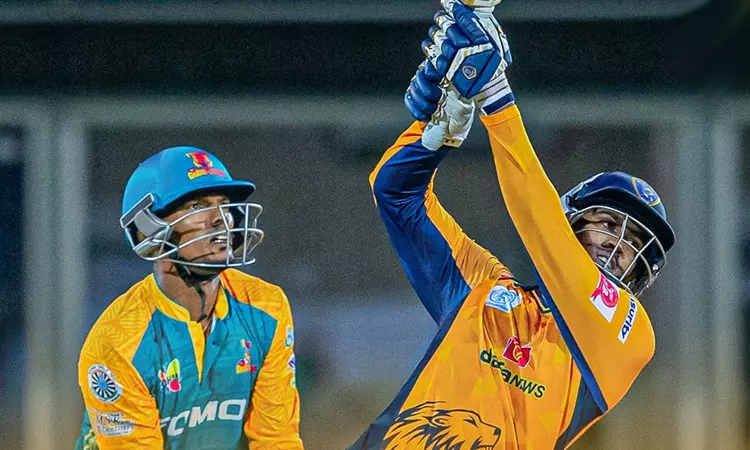 டி.என்.பி.எல்.: திருச்சியை வீழ்த்தி நெல்லை ராயல் கிங்ஸ் வெற்றி டி.என்.பி.எல்.: திருச்சியை வீழ்த்தி நெல்லை ராயல் கிங்ஸ் வெற்றி