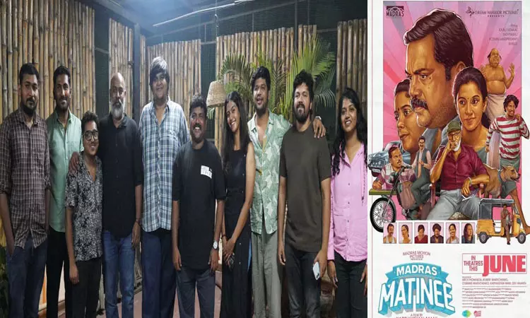 மெட்ராஸ் மேட்னி படக்குழுவை பாராட்டிய கார்த்திக் சுப்பராஜ்