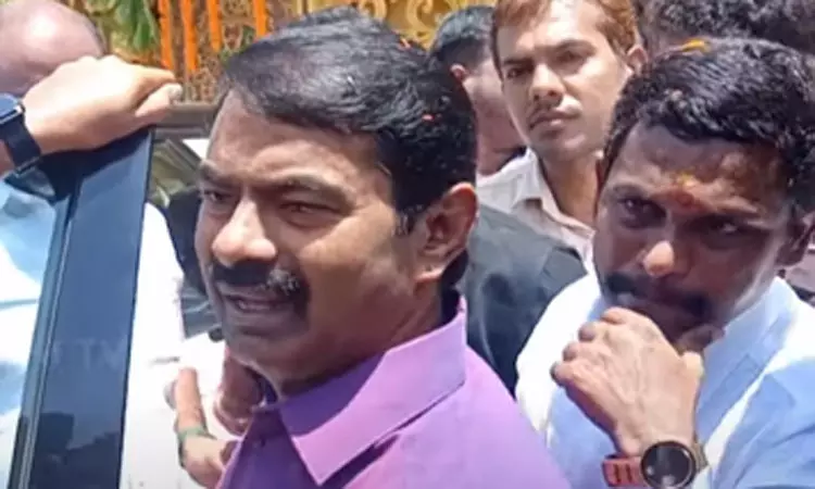 தமிழ்நாட்டில் முருகனை தொட்டால் ஓட்டு வருமா என்று பா.ஜ.க. பார்க்கிறது - சீமான் தமிழ்நாட்டில் முருகனை தொட்டால் ஓட்டு வருமா என்று பா.ஜ.க. பார்க்கிறது - சீமான்
