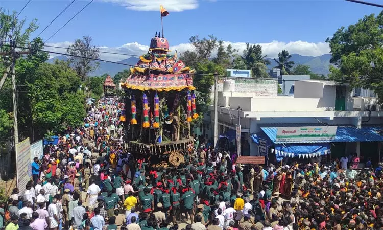 தேவதானம் நச்சாடை தவிர்த்தருளிய சுவாமி கோவிலில் தேரோட்டம் தேவதானம் நச்சாடை தவிர்த்தருளிய சுவாமி கோவிலில் தேரோட்டம்