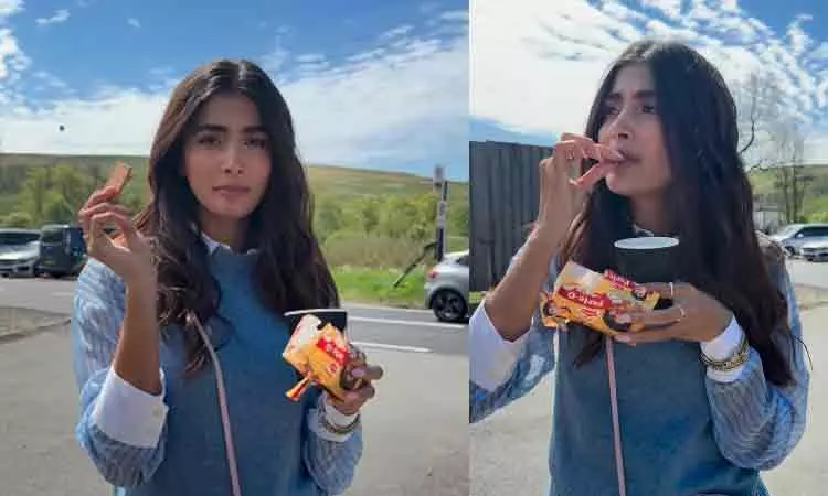 ஒரு கப் டீ..பார்லேஜி எனக்கு இது போதும்! வைரலாகும் பூஜா ஹெக்டே பதிவு