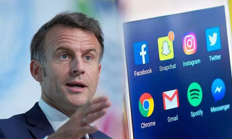 பிரான்சில் சிறுவர்கள் சமூக வலைத்தளம் பயன்படுத்த தடை பிரான்சில் சிறுவர்கள் சமூக வலைத்தளம் பயன்படுத்த தடை