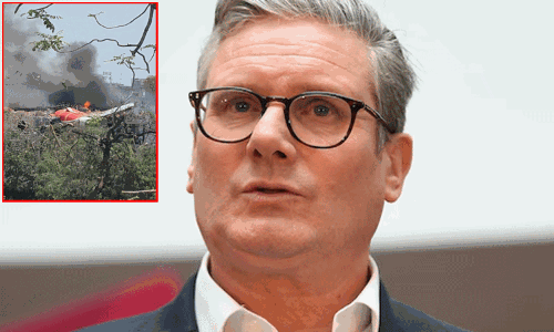 குஜராத் விமான விபத்து காட்சிகள் வேதனையளிக்கிறது - இங்கிலாந்து பிரதமர்