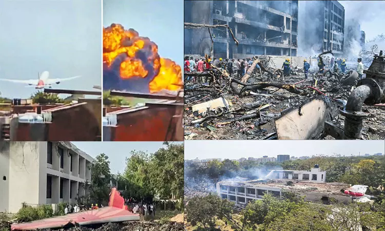 ஆமதாபாத்தில் விமானம் வெடித்து 241 பேர் பலி; ஒருவர் உயிர் பிழைத்த அதிசயம்