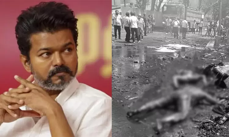 விமான விபத்தில் உயிரிழந்தவர்களுக்கு அஞ்சலி: அடுத்த நொடி நிச்சயமில்லாத வாழ்க்கை.. - விஜய்