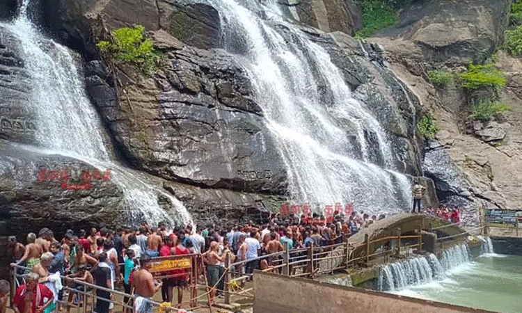 குற்றால அருவிகளில் குளிக்க அனுமதி