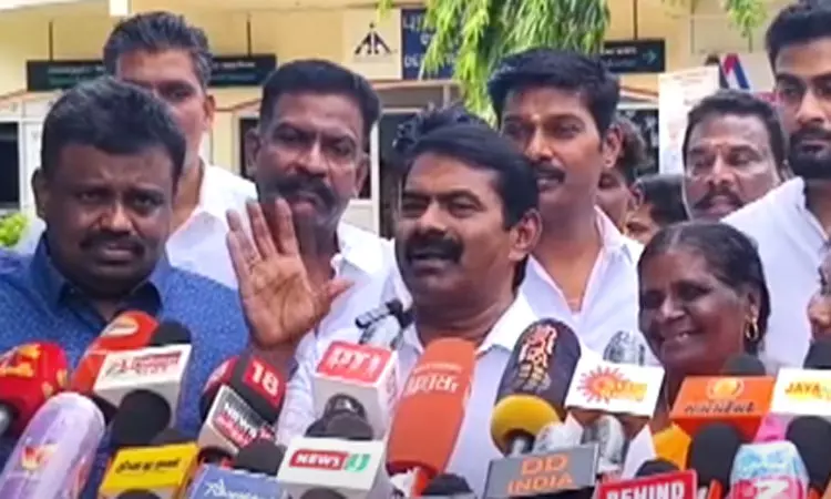 தமிழன் ஒடிசாவை ஆள்வதா என்று கேட்டவர்கள் இன்று தமிழ் கடவுளை தொடுகிறார்கள் - சீமான் ஆவேசம்