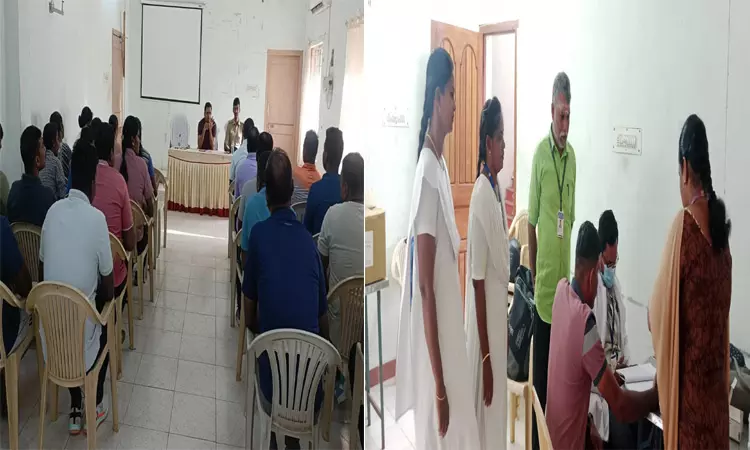 தூத்துக்குடியில் சப்-இன்ஸ்பெக்டர்களுக்கு முழு உடல் பரிசோதனை முகாம் தூத்துக்குடியில் சப்-இன்ஸ்பெக்டர்களுக்கு முழு உடல் பரிசோதனை முகாம்