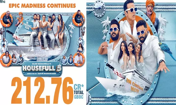 10 நாட்களில் ரூ.212 கோடி வசூல் செய்த அக்சய் குமாரின் ஹவுஸ்புல் 5