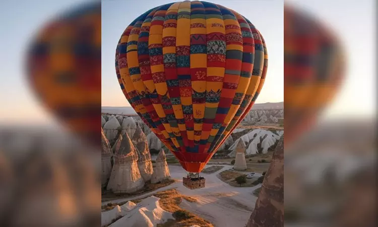 துருக்கியில் வெப்பக்காற்று பலூன் தரையில் மோதி விபத்து - ஒருவர் பலி, 19 பேர் காயம்