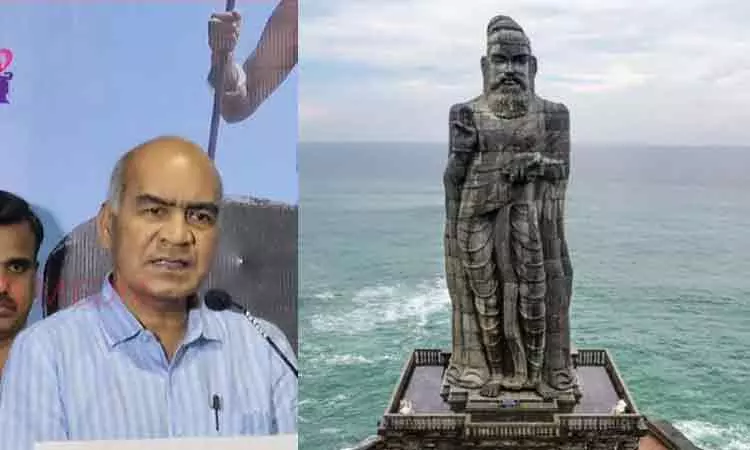 திருவள்ளுவருக்கு அரசியல் சாயம் பூசுவதா? இயக்குனர் பாலகிருஷ்ணன் கண்டனம்