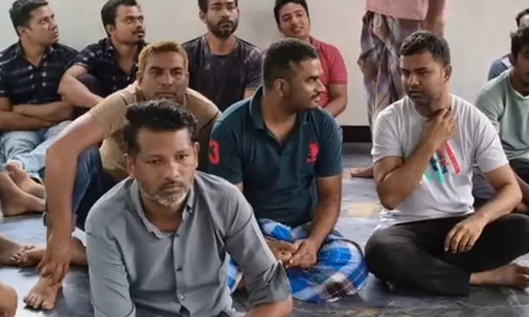 சட்டவிரோதமாக தங்கி இருந்த வங்காள தேசத்தினர் கைது சட்டவிரோதமாக தங்கி இருந்த வங்காள தேசத்தினர் கைது