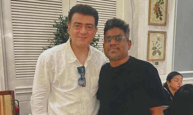 யுவன் சங்கர் ராஜா - அஜித்குமார் திடீர் சந்திப்பு