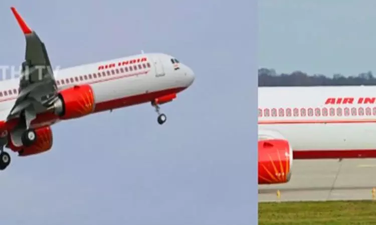 ஏர் இந்தியா விமானத்தில் - மோதிய பறவை ஏர் இந்தியா விமானத்தில் - மோதிய பறவை