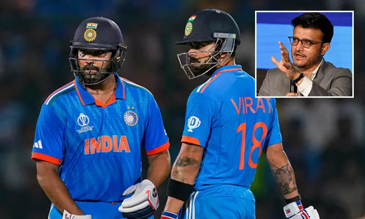 2027 ஒருநாள் உலகக்கோப்பையில் விராட், ரோகித் விளையாடுவது எளிதல்ல.. ஏனெனில்.. - கங்குலி