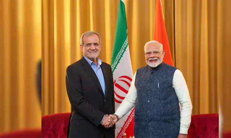 ஈரான் அதிபருடன் பிரதமர் மோடி பேச்சு