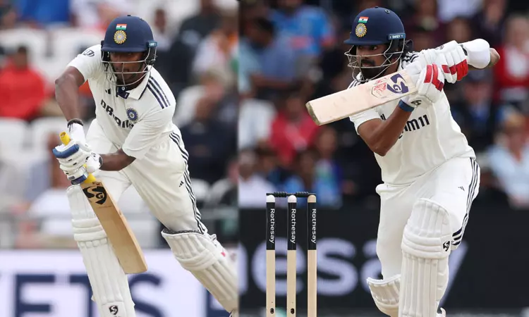 பவுன்ஸ் இருக்கு மச்சி சாய் சுதர்சனிடம் தமிழில் பேசிய கே.எல்.ராகுல் - வைரலாகும் வீடியோ