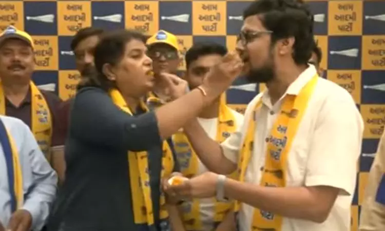 குஜராத் இடைத்தேர்தல்: ஆளும் பாஜகவுக்கு பின்னடைவு