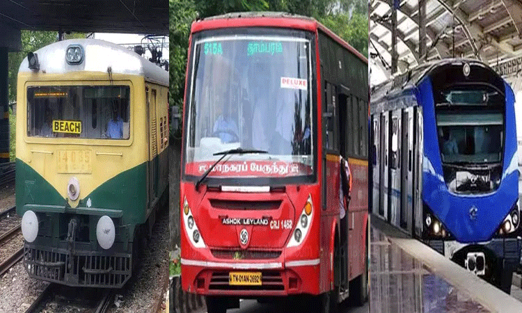 பஸ், ரெயில், மெட்ரோவில் ஒரே டிக்கெட்டில் பயணம்: சென்னையில் அடுத்த மாதம் அறிமுகம்?