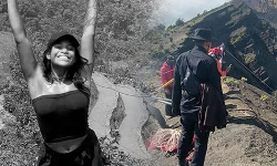 எரிமலையில் ஏறும்போது பள்ளத்தில் தவறி விழுந்த பெண் உயிரிழப்பு