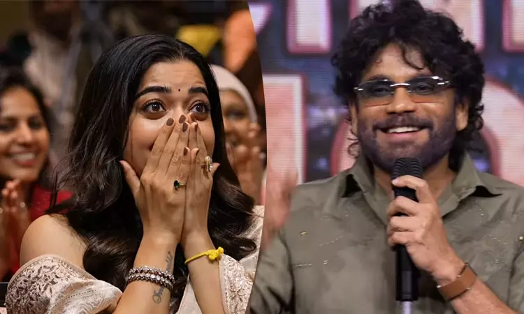 Rashmika Mandanna becomes speechless as Nagarjuna compares her to Sridevi Rashmika Mandanna becomes speechless as Nagarjuna compares her to Sridevi