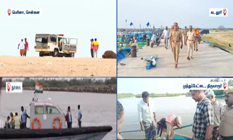 தமிழக கடலோரங்களில் பயங்கரவாதிகள் ஊடுருவலை தடுக்கும் பாதுகாப்பு ஒத்திகை