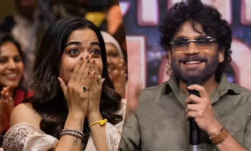 Rashmika Mandanna becomes speechless as Nagarjuna compares her to Sridevi