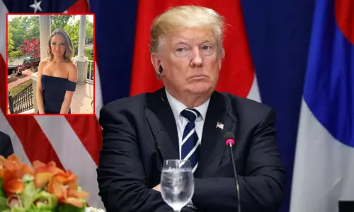 ஒரு நாயை போல தூக்கி எறிய வேண்டும்; பெண் பத்திரிகையாளரை கடுமையாக சாடிய டிரம்ப்