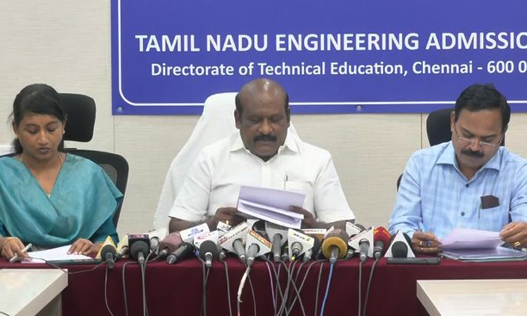 பொறியியல் மாணவர் சேர்க்கைக்கான தரவரிசைப் பட்டியல் வெளியீடு