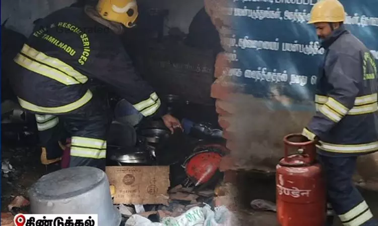 பள்ளி சமையல் கூடத்தில் சிலிண்டர் வெடித்து விபத்து