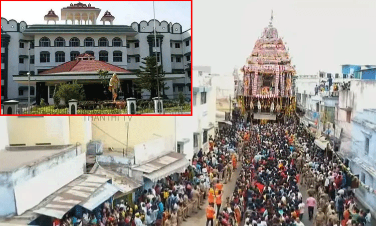 நெல்லையப்பர் கோவில் தேரோட்டத்தில் சாதிய அடையாளங்கள் பயன்படுத்தக்கூடாது - கோர்ட்டு உத்தரவு