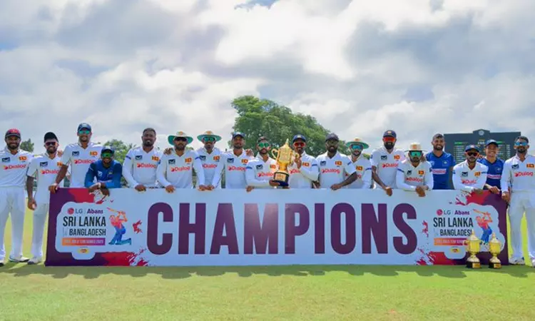 2-வது டெஸ்ட்: வங்காளதேசத்துக்கு எதிராக இன்னிங்ஸ் வெற்றி பெற்ற இலங்கை 2-வது டெஸ்ட்: வங்காளதேசத்துக்கு எதிராக இன்னிங்ஸ் வெற்றி பெற்ற இலங்கை