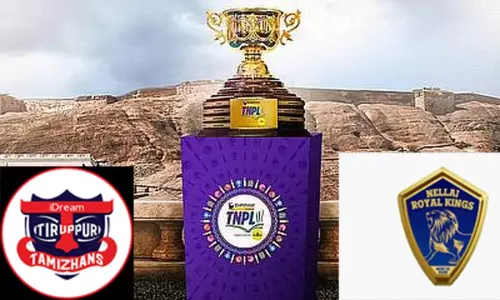 டி.என்.பி.எல். கிரிக்கெட்: நெல்லை - திருப்பூர் இன்று மோதல்