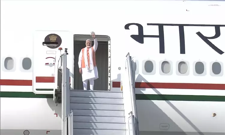 5 நாடுகளுக்கான வெளிநாட்டு பயணத்தை தொடங்கினார் பிரதமர் மோடி