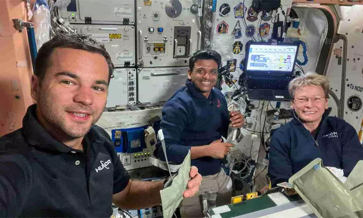 சர்வதேச விண்வெளி நிலையத்தில்  ஆய்வுகளை தொடங்கிய சுபான்ஷு சுக்லா