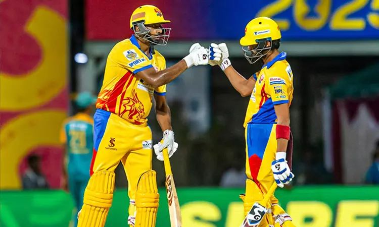 டி.என்.பி.எல். வெளியேற்றுதல் சுற்று: திருச்சியை வீழ்த்தி திண்டுக்கல் அணி வெற்றி