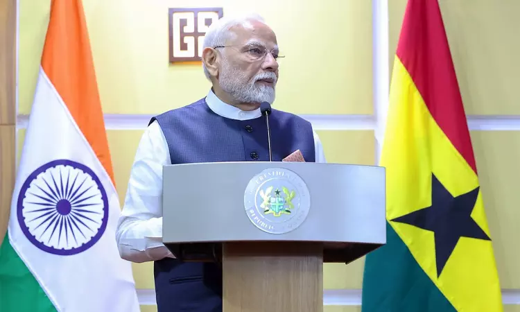 கானாவின் வளர்ச்சி பயணத்தில் சக பயணியாக இந்தியா உள்ளது: பிரதமர் மோடி