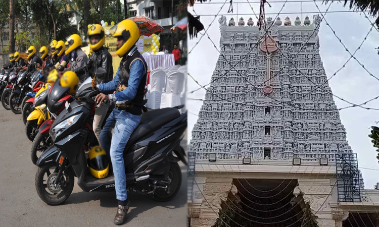 திருச்செந்தூரில்  பைக் டாக்ஸி அனுமதிக்க கோரிக்கை