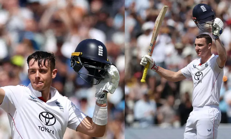 டெஸ்ட் கிரிக்கெட்: இந்தியாவுக்கு எதிராக வரலாறு படைத்த ஹாரி புரூக் - ஜேமி சுமித் ஜோடி