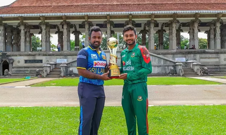 2வது ஒருநாள் போட்டி; இலங்கை - வங்காளதேசம் அணிகள் இன்று மோதல் 2வது ஒருநாள் போட்டி; இலங்கை - வங்காளதேசம் அணிகள் இன்று மோதல்