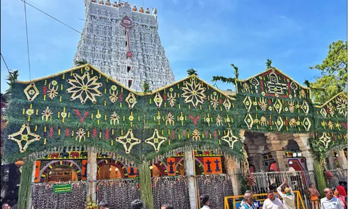 மகா கும்பாபிஷேகம்: திருச்செந்தூரில் குவியும் பக்தர்கள் மகா கும்பாபிஷேகம்: திருச்செந்தூரில் குவியும் பக்தர்கள்