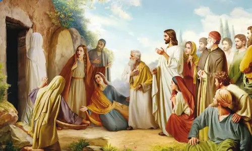 அன்பை வெளிப்படுத்திய இயேசுவின் கண்ணீர்