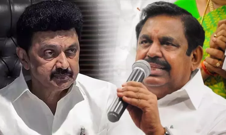 திமுகவினரை காப்பாற்ற முதல்-அமைச்சர் முயற்சி: எடப்பாடி பழனிசாமி குற்றச்சாட்டு திமுகவினரை காப்பாற்ற முதல்-அமைச்சர் முயற்சி: எடப்பாடி பழனிசாமி குற்றச்சாட்டு