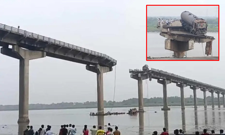 குஜராத் பால விபத்து; பலி எண்ணிக்கை 13 ஆக உயர்வு